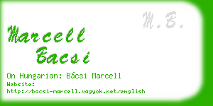 marcell bacsi business card